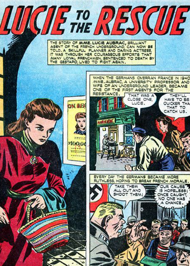 BD américaine sur l'évasion de Raymond Aubrac, organisée par son épouse, Lucie