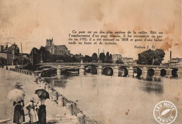 Les Mots Perdus cartes postales d'époque, anciennes, rétro