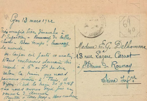 Les Mots Perdus cartes postales d'époque, anciennes, rétro