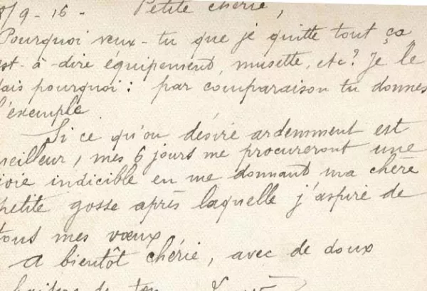 carte poste ancienne, échanges entre époux, correspondance coquine