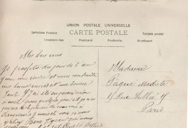 correspondance de guerre, ancienne carte postale, guerre mondiale