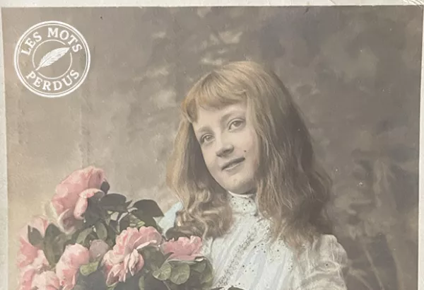 carte postale ancienne, photo colorisée