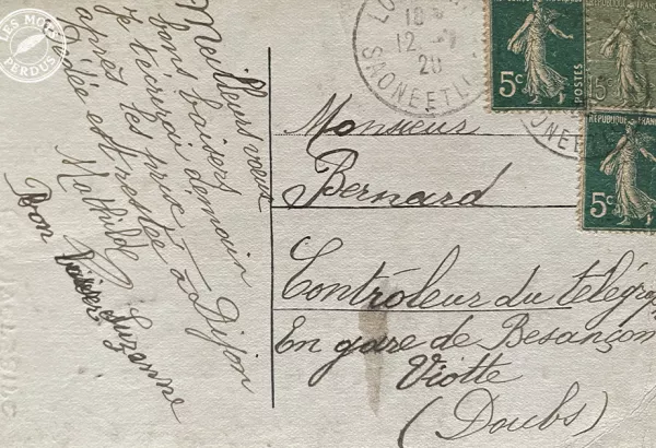 carte postale ancienne anniversaire besancon