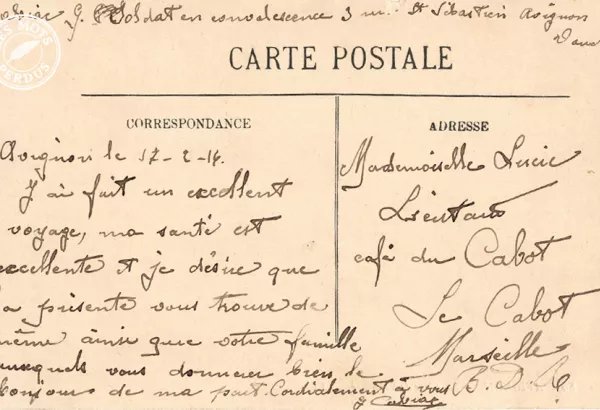 carte postale retro, vintage, avignon