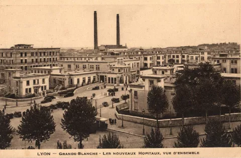 carte postale ancienne lyon, années 30