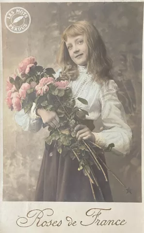carte postale ancienne, photo colorisée